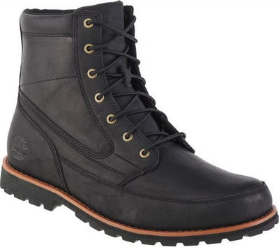 Çizme për burra Timberland Attleboro PT Boot 0A657D, lëkurë natyrale, me lidhëse, të zeza