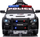 Makinë lodër me motor LEAN Toys Dodge Charger Police 022237, me bateri, bardh e zi