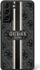 Kapak telefoni Guess 4G Printed Stripe për Samsung Galaxy S23, saffiano, i zi