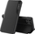 Këllëf telefoni Hurtel Eco Leather View Case Samsung Galaxy A22 4G, flip me stand, i zi