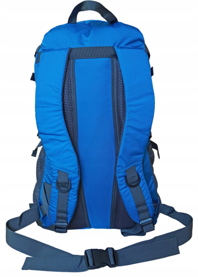 Туристички ранец Kubisport Mountains 40L, унисекс, едноставна сина боја