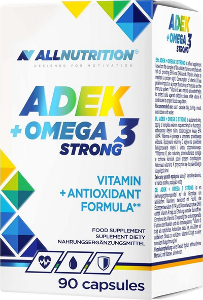 Kapsula Allnutrition - Adek + Omega 3, Strong, 90 kapsula