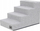 Shkallë për qen Hobbydog Large Stairs Inari Ash, mbulesë e heqshme, material i butë, gri ash