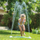 Shatërvan uji për kalamaj Smoby Splashy Way 2‑në‑1, lidhet me zorrë kopshti, plastike e fortë, blu