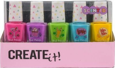 Set llak thonjsh Create It!, me aromë, 5 copë, 8 ml