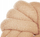 Jastëk dekor Knot, boucle, 31 x 31 cm, bezhë