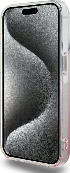 Mbulesë telefoni Hello Kitty HKHCP15LHDGKEP, për iPhone 15 Pro 6.1", TPU, rozë