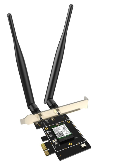 Kartë rrjeti TENDA E33, WiFi 6E, 2402 Mbps, e zezë