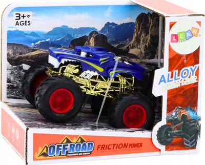 Makine lodër off-road me rrota t’mëdhaja gome, blu