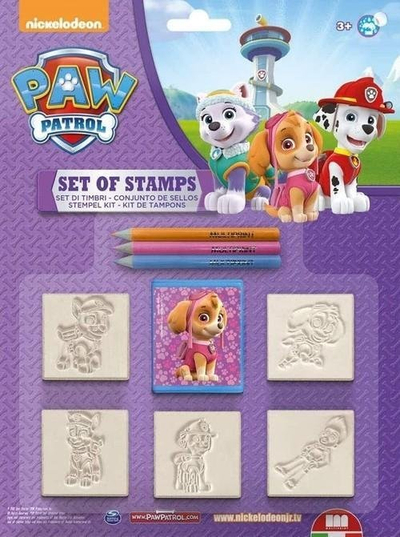 Set vulash Multiprint Paw Patrol për goca, 5 copë, me lapsa me ngjyra