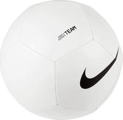 Top futbolli Nike Pitch Team DH9796 100, madhësia 5, i bardhë