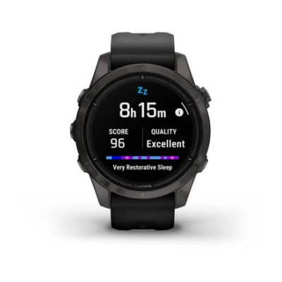 Ora sportive Garmin Epix Pro Gen 2, 42mm, Sapphire Titanium, e zezë