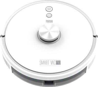 Robot pastrues Teesa Smart Vac Pro, WiFi, me fshirje, i bardhë
