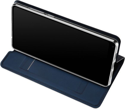 Kapak magnetik Dux Ducis për Huawei Honor 7C Y7 2018, lëkurë eco, blu