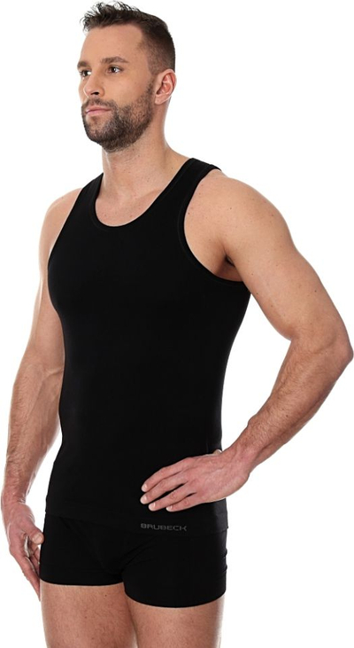 Поткошулa Brubeck COMFORT COTTON, за мажи, L, црна