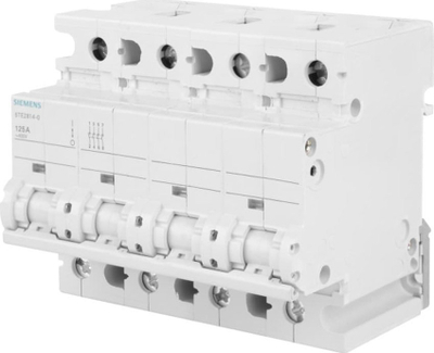 Çelës ndarës Siemens 4P 125A, 6 module, i bardhë