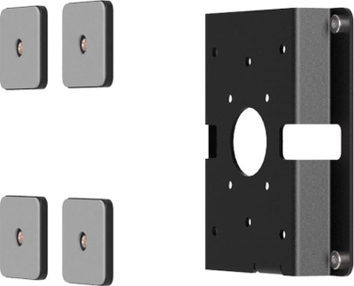 Mbajtëse VESA për xham Compulocks Glass Mount Bracket, me hapje sigurie, e zezë