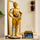 Фигура колекционерска Star Wars C-3PO, за фанови и колекционери, златна
