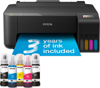 Epson EcoTank L1230 инк-џет печатач, црн