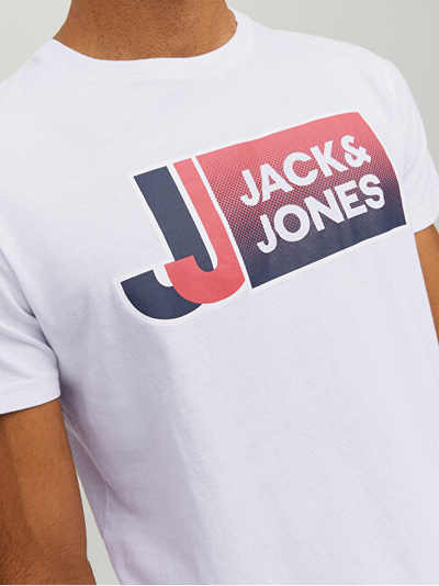 Maicë Jack&Jones JCOLOGAN Standard Fit 12228078 White