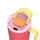Gotë termike Kambukka Rio, 950ml, çelik inox, rozë Pink Papaya