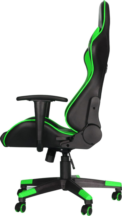 Karrige gaming Marvo CH-106, me krahë mbështetës, PVC, e gjelbër