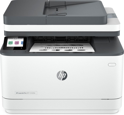 Printer multifunksional HP LaserJet Pro M3102fdn, A4, mono laser, i bardhë