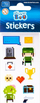 Ngjitësa Stickerboo Pixel PBH, set dekorativ, shumëngjyrëshe