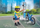 Set lodër Playmobil Action Heroes Police Blue Patrol 71732, me polic dhe biçikletë, shumëngjyrësh