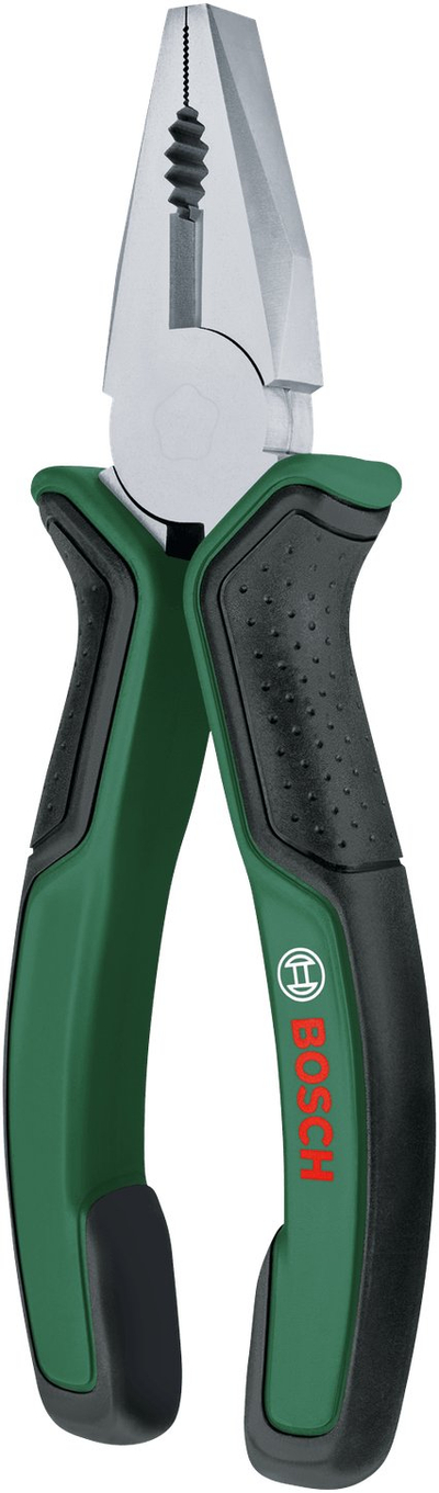 Комбинирани клешти Bosch Home and Garden 1600A032VB, 180 mm, мека рачка, зелени