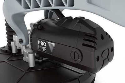 Lixhë elektrike Menzer LHS 225 PRO, 550W, diametër 225mm, e kuqe