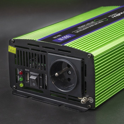 Inverter UPS Qoltec Monolith 51940, 600W, hyrje 12V, jeshil