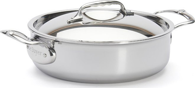 Tenxhere e ulët de Buyer Affinity, 20 cm, 1.7L, çelik inox