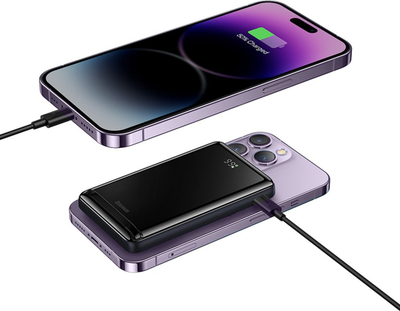 Powerbank Baseus Magnetic, 10000mAh, 20W, lejla