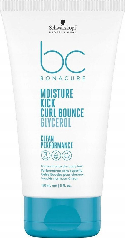 Krem stilimi për kaçurrela Schwarzkopf BC Moisture Kick Curl Bounce me glicerinë, 150ml