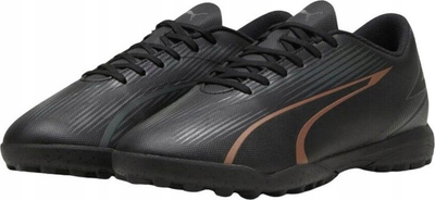 Këpucë futbolli Puma Ultra Play TT Jr 107779-02, për terren sintetik, për kalamaj, të zeza