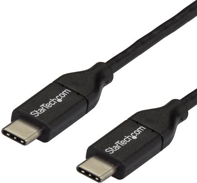 Kabllo USB StarTech, USB-C në USB-C, 3 m, e zezë