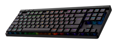 Tausti lojrash Logitech G G515 LIGHTSPEED TKL, USB + pa tel, mekanik, i zi