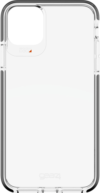 Mbrojtëse për iPhone 11 Pro Max Gear4 D3O, e zezë/ transparente