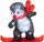 Pinguin dekorativ ndriçues Feeric Lights and Christmas H30cm, 40 LED, i bardhë