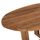 Tavolinë ngrënieje Kabir Oval, dru TEAK i ricikluar, 209x109x80 cm, ngjyrë natyrale