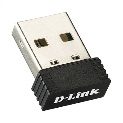 Pреобразувач безжичен Ди-Линк DWA-121, N 150, USB, црн