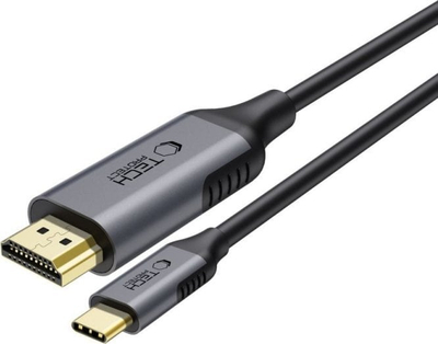 Kabllo Tech-Protect UltraBoost, USB C në HDMI 2.0, 4K 60Hz, 1.8m, e zezë