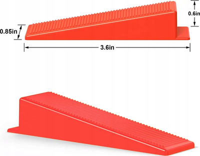 Set kunja nivelimi për pllaka, 100 copë, plastikë, portokalli