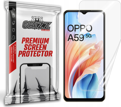 Foli mbrojtëse keramike Grizz CeramicFilm për Oppo A59, e fortë ndaj goditjeve, transparente
