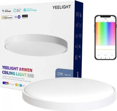 Yeelight Arwen 550S LED Плафонско Светло, Бело