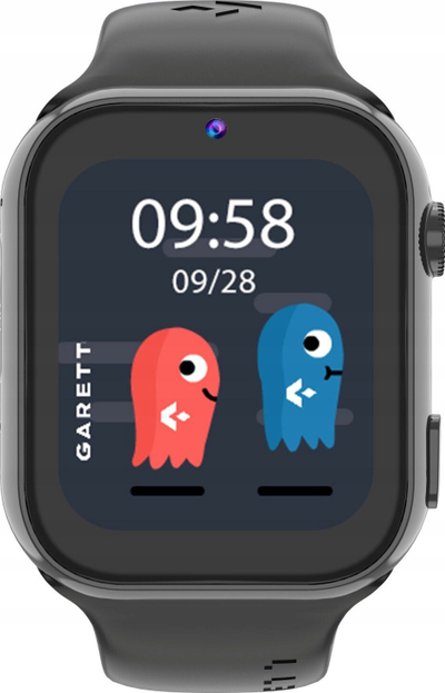 Smartwatch për fëmijë Garett Kids Twin 2 4G, GPS, 900mAh, i zi
