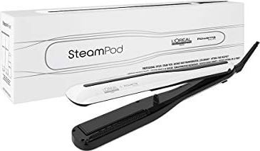 Pllojë flokësh L’Oréal Professionnel Steampod 3.0, me avull, 180°C – 210°C, e bardhë