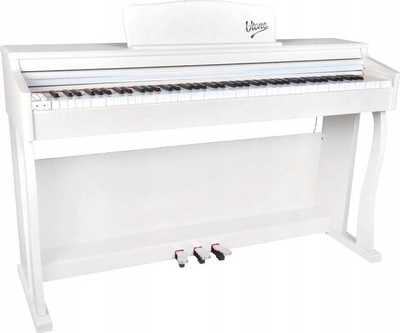 Piano digjitale V-TONE BL-8808, 88 taste, USB MIDI, e bardhë