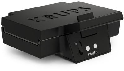 Toster për sanduiç Krups FDK461, 850W, pllaka qeramike jo-ngjitëse, i zi